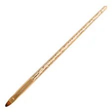 Nail Brush for Gel Technique ASN-GB Round 6 Synthetic Hair Gold
